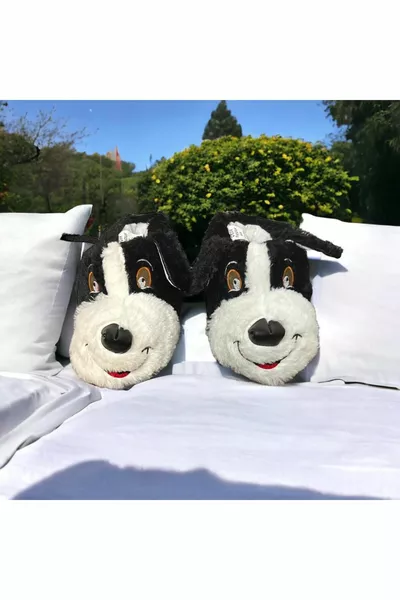 Унисекс куче фигурни домашни ботуши Panduf неплъзгаща се подметка Домашни пантуф чехли Домашни обувки Panduf