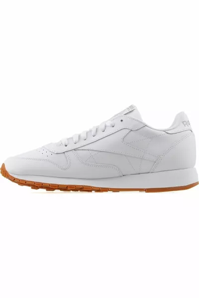 Classic Leather White Men's Casual Shoes