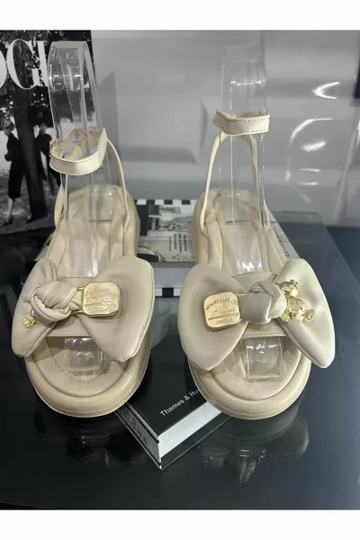 Teddybeer Gesp Detail Sandalen