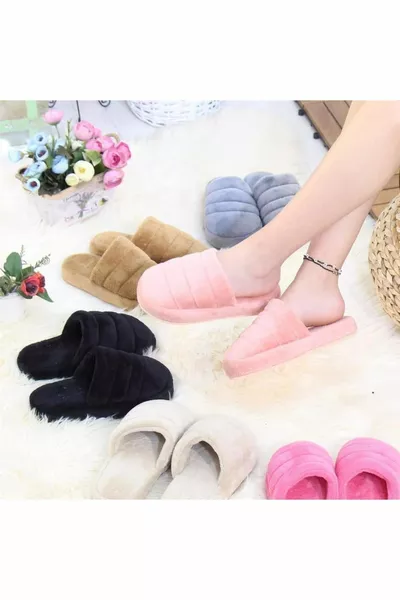 3 حزمة منزل النعال المهر النعال الشتاء النعال لا يجعل الضوضاء خفيفة الوزن الوحيد