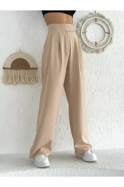 велкро широки панталони Plazzo