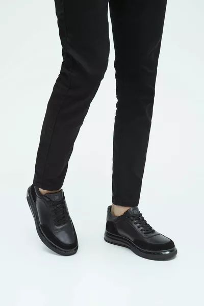 Men's Genuine Leather Sneakers & Sneakers   Erk Ayk 