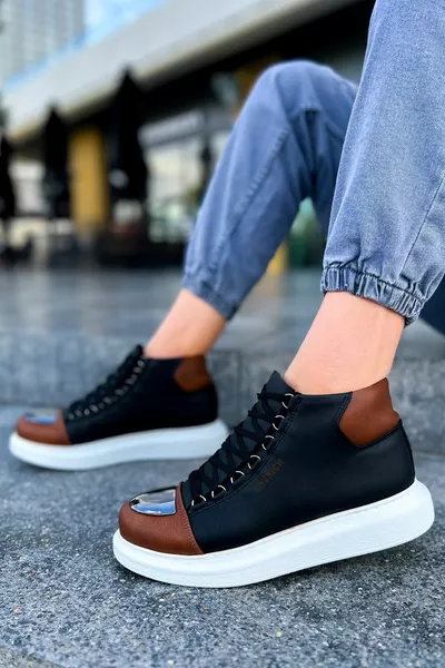  GBT Roma Mirror Bottes Homme NOIR/TAN