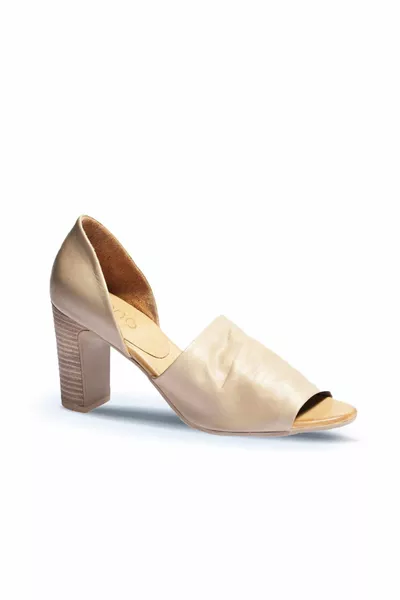 Shoes Mink Leather Women's Heeled Sandals 