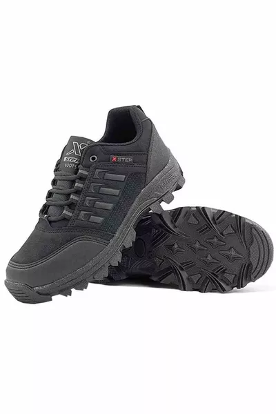 Antislipzool Waterdichte winter unisex zwarte korte laarzen