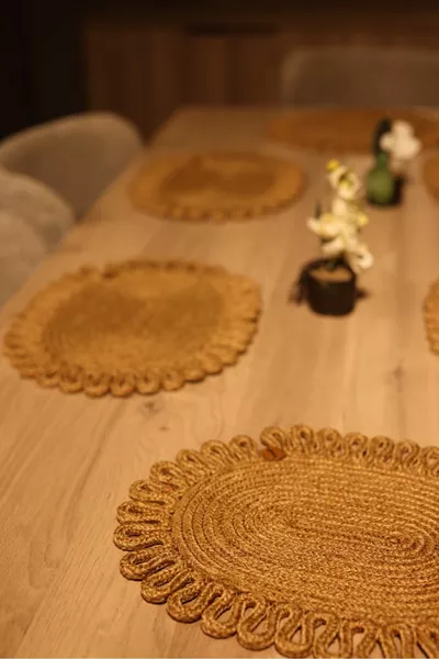 Dekoratif Şık 6lı Supla Seti Amerikan Servis