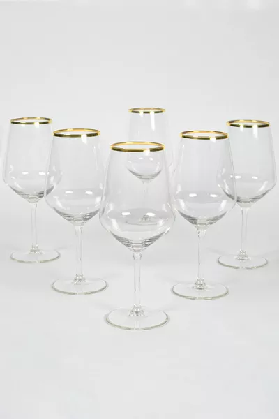 أفانتجارد – طقم كأس ذهبي 6 قطع  سي سي