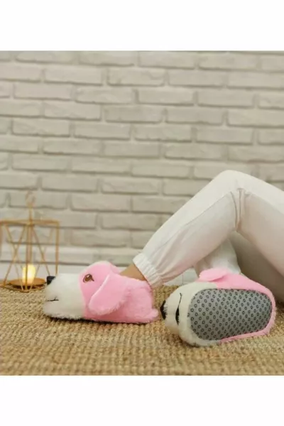 Confort Mignon Chien Figure Peluche Panduf Unisexe Animal Panduf