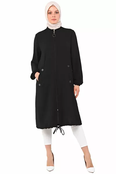 Damen Hijab Bekleidung Aerobin Sommermütze mit Reißverschluss