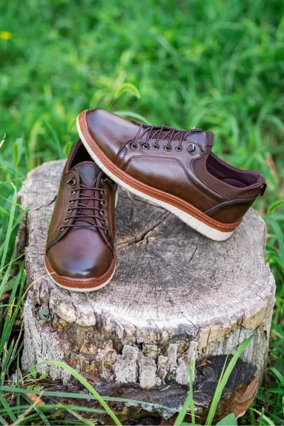 Mannen Koffie Gestikte Orthopedische Casual Casual Schoenen 