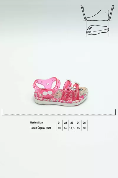 Летни бебешки сандали с нехлъзгаща се подметка за момичета