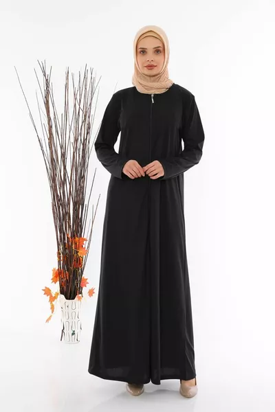 Robe de prière Fermura Abaya Noir
