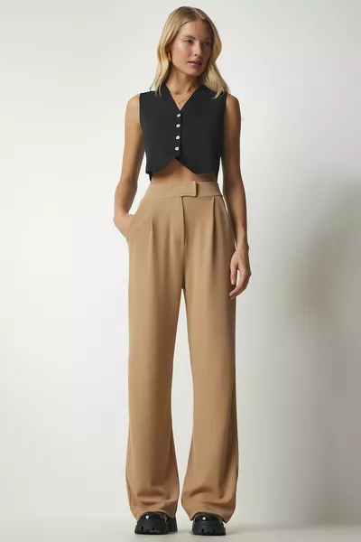 المرأة البسكويت هوك وحلقة مريحة السراويل المنسوجة 