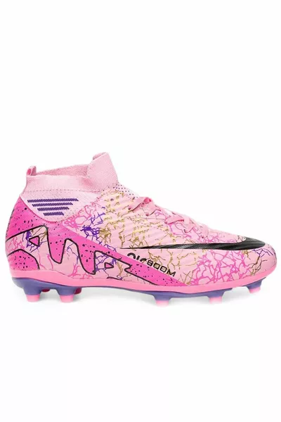 Air Unisex Astroturf and Turf Football Boots Colorful with Socks