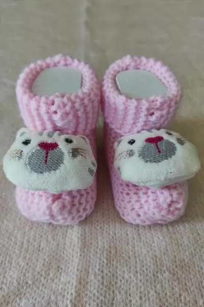 Розовые детские пинетки на нескользящей подошве, хлопковая подкладка против пота, 0-6 месяцев, новорожденный,Первый шаг