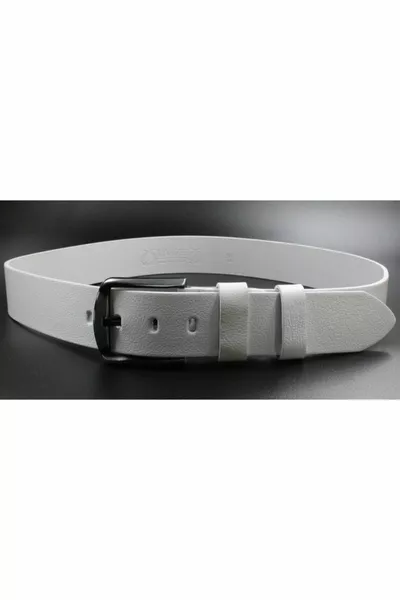 % Genuine Leather Men's Denim Belt 4.5 cm