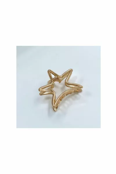Or Or Petit Métal Blanc Star Cadre Loquet Fermoir Femmes Enfants