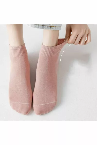 المرأة اضافية لينة الملونة نصف محارة كلية الجوارب مجموعة 8 أزواج