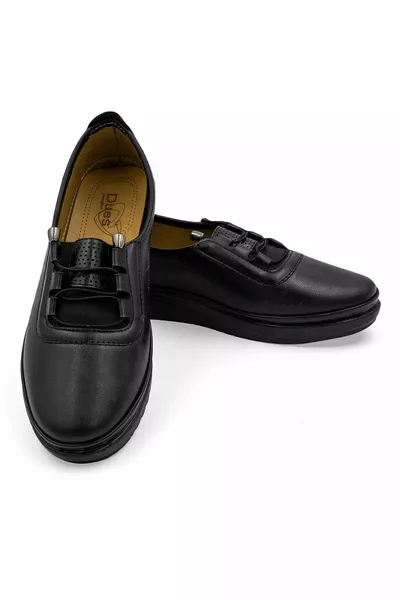 Frauen Schwarz Klassische Schuhe Orthopädische Mutter Schuhe Sport Freizeitschuhe