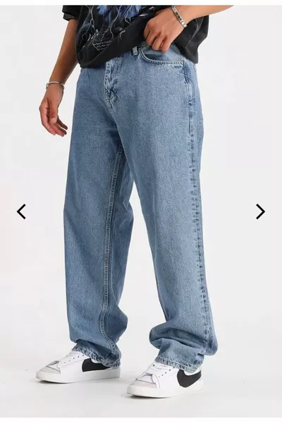Blue Baggy Pants