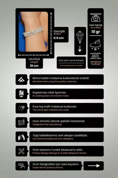 Femmes 3 rangées modèle cristal zircon pierre argent diamant robe de soirée mariage fiançailles promesse henné fête bracelet