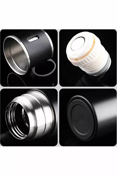 Edelstahl Thermoskanne 4 Farboptionen 3 Tassen Thermoskanne Set Vakuum Thermoskanne Set mit Tasche Geschenk