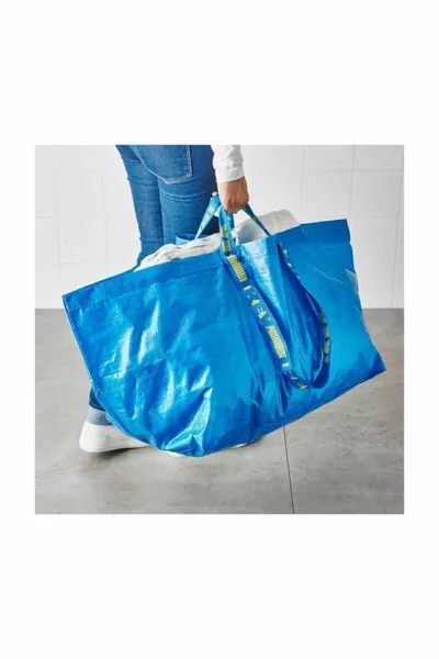 9,5 x 9,5 Frakta Market Сумка для покупок Синий