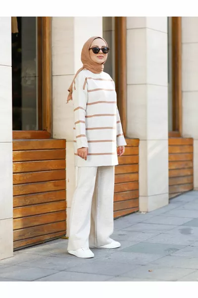 Полосатый трикотаж Камень