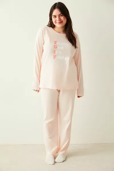 قاعدة Tgif طقم بيجامة