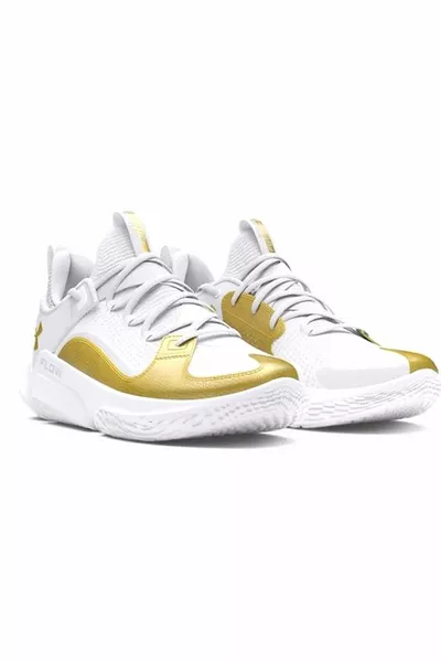 حذاء فلو فوتر × 3 للرجال أبيض لكرة السلة 