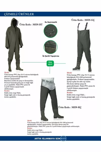 أحذية الصياد المقاومة للماء - صياد - صياد - ريوي - مزارع - مقاوم للبقع - مقاوم للماء