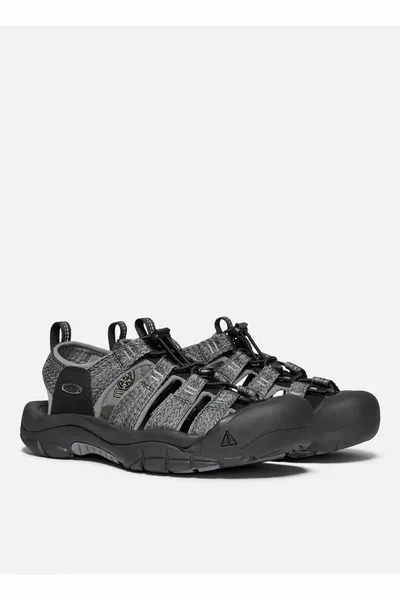  Newport  Waterproof Schwarz Grau Herren Sandalen