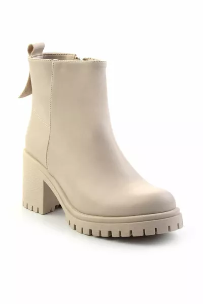 Бежевые женские сапоги и ботинки 