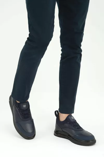 أحذية رجالية عادية من الجلد الطبيعي   Erk Ayk /