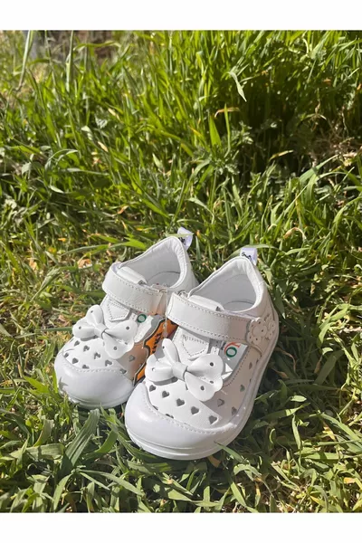 نينو جلد طبيعي العظام وحيد الخطوة الأولى أحذية الطفل