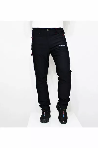 Schwarze Lycra Trekkinghose 