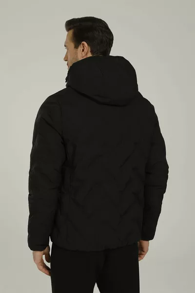  Henry Coat 1pr Черное мужское короткое пальто