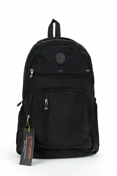 Unisex Crinkle Wasserdichtes Gewebe Große Größe Mehrteiliger Schul- und Reiserucksack 