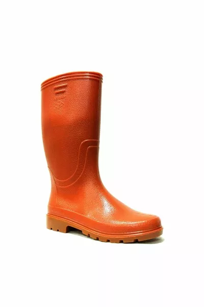 Crepe lunga conchiglia sotto il ginocchio giardino, pescatore, costruzione stivali