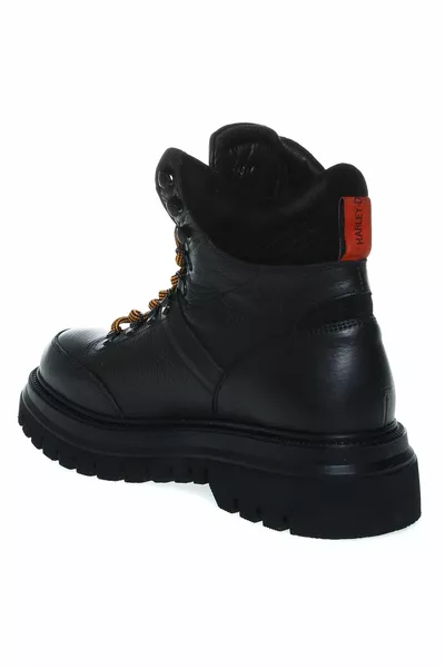 Кожени черни мъжки ботуши Stein