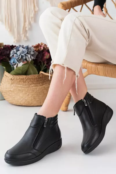 جلد طبيعي كامل العظام مخصص وحيد الفراء داخل الطقس البارد مقاومة المطاط وحيد الأحذية الأم