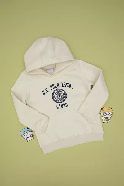 Erkek Çocuk Krem Sweatshirt 