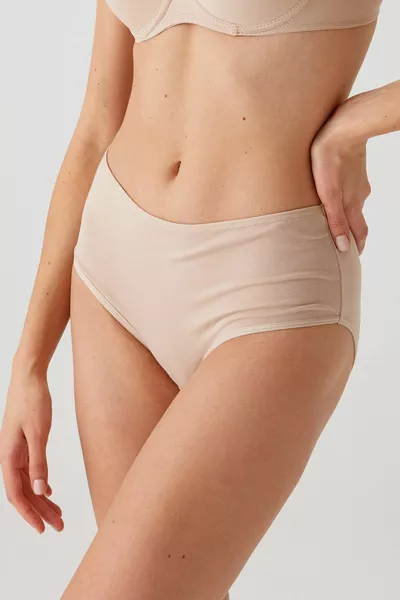 3-Piece Economic Pack  Maxi Cut Cotton Basic Panties