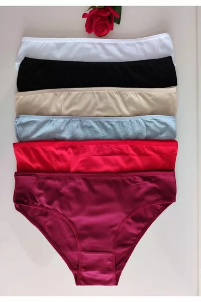 Damen Baumwoll-Lycra Alltag Bikini-Slip