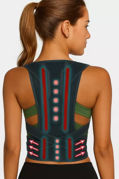 Correcteur de Posture Corset Redresseur pour Femme et Homme, Préventif contre la Bosse, Corset pour Épaules, Taille et Dos