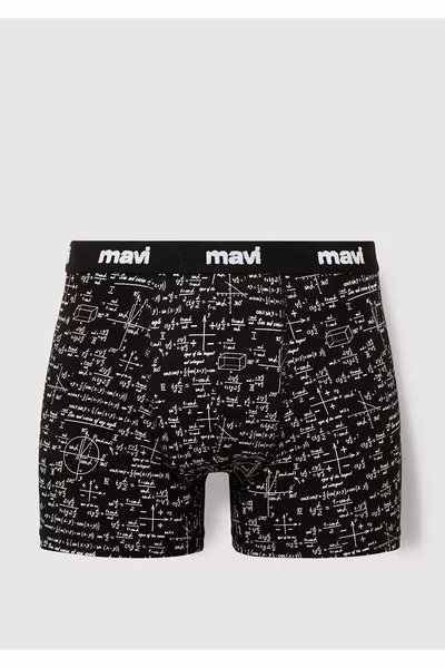 Черни боксерки с печат 