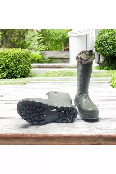 إيفا الحرارية الكاكي أحذية مقاومة للبرد