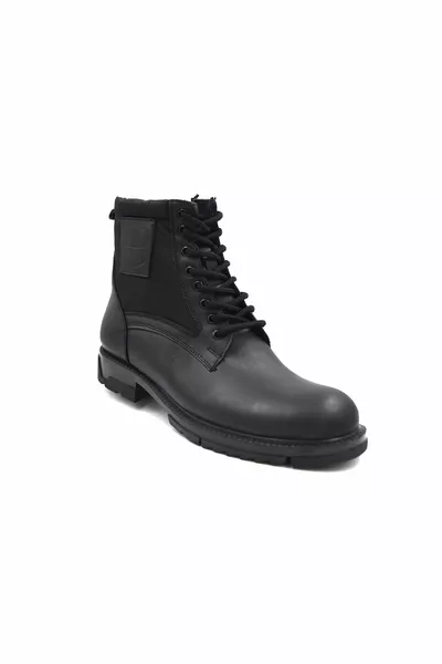  Мужские повседневные почтовые сапоги на шнуровке на молнии из натуральной кожи