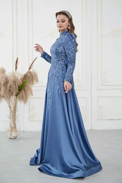 Abiti da sera hijab chiari