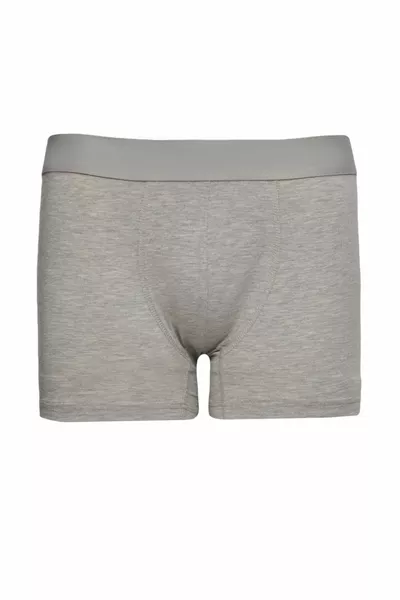 Lot de 3 boxer souple en coton gris-bleu marine pour homme